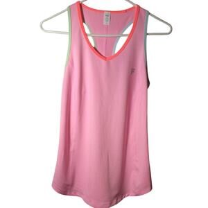 Fila Womens Athletic Sporty Multi-color Racerback Workout Tank XS
